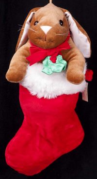 Margery Williams VELVETEEN RABBIT Christmas Plush Stocking